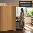 thumbnail image 6 of 6 ft. Tall Bamboo Wave Screen - Natural, 6 of 7