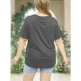 thumbnail image 2 of XCHQRTI Be You Womens Graphic Shirt Inspirational Plus Size Tees Short Sleeve Summer Casual Tops, 2 of 7
