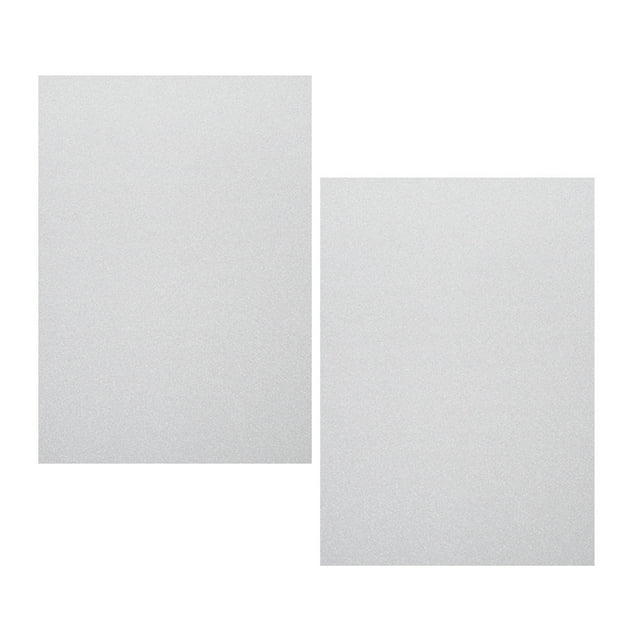 OUNONA 2Pcs Shiny Cardstock Glitter Cardstock Light Grey For Sparkling Effect And Scrapbooking