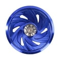 thumbnail image 1 of Protector lateral del ventilador del motor, fácil de instalar, accesorios de repuesto, protector de ventilador de refrigeración del motor de aleación azul, 1 of 8