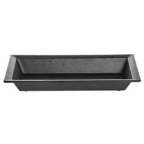 HUBERT® Serving Bowl Melamine Slate Black - 15" L x 8" W x 2" H