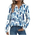 thumbnail image 2 of Craaazy Teacher Shirts V-Neck Long Sleeve Buttons T-shirt Comfy Fashion Printed Blouses Gifts, 2 of 6