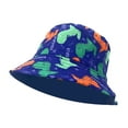 thumbnail image 2 of Empire Cove Kids Fun Prints Bucket Hat Fisherman Cap Girls Boys Summer Dino Blue, 2 of 4