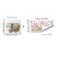 thumbnail image 3 of Wall Decorations for Living Room Colorful Flowers Electrostatic Stickers 30X60Cm, 3 of 8