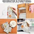 thumbnail image 4 of Sea Shells Anchor Hearts Tea Towels 4 Pack Starfish Beach Summer Kitchen Dish Cloth with Hanging Loop, 18"x28" Lint-Free Absorbent Towel for Kitchen Drying Wiping and Cleaning, 4 of 7