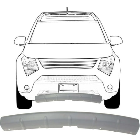 Bumper Grille Compatible With 2007-2009 Suzuki XL-7 Front Primed