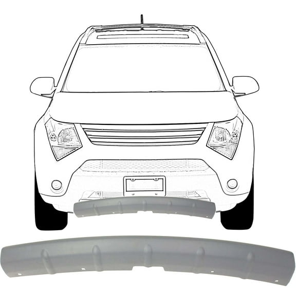 Bumper Grille Compatible With 2007-2009 Suzuki XL-7 Front Primed