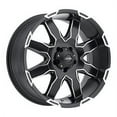 thumbnail image 2 of ULTRA 225u phantom 17x8 +20et 87.00mm satin black diamond cut accents satin clear coat wheel, 2 of 2