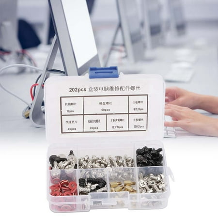 

Haofy Computer Repairing Screws 202 Pieces Computer Screws Kit PC Assortment Screws Durable For Electronics Supplies Electronics Repairing