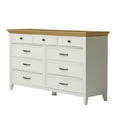 thumbnail image 4 of Better Homes & Gardens Canton 9 Drawer Dresser, Textured White and Light Honey, 4 of 8
