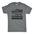 thumbnail image 1 of Mens Hunting and Fishing What Else Is There T shirt Funny Gift for Hunter Fish (Dark Heather Grey) - S, 1 of 3