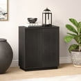 thumbnail image 2 of Evelyn&Zoe AC1694 28 Inch Adjustable Shelves Alston Rectangular Accent Cabinet, Black Grain, 2 of 7