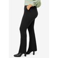 thumbnail image 3 of ellos Women's Plus Size Knit Bootcut Pants With Pockets, 3 of 4