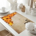 thumbnail image 5 of Hello Fall Placemats Set of 12 Thanksgiving Pumpkin Maple Leaf Harvest Vintage Heat Insulated Linen Place Mats, Washable Stain-Proof Table Mats for Dining Tables Holiday Decor 13x19inch, 5 of 9