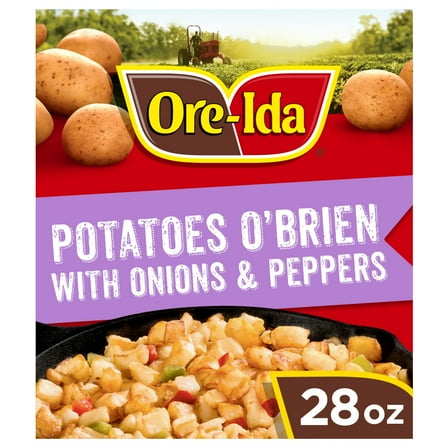 Ore-Ida Potatoes O'Brien with Onions & Peppers Frozen Potatoes, 28 oz Bag