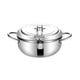 thumbnail image 2 of Olla para freír, de acero inoxidable, para cocinar, olla frita con termómetro y tapa, 20 cm Methold HA004179-01, 2 of 6