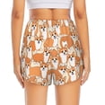 thumbnail image 4 of Goofa Corgi Animal Printed Women 2 in 1 Running Shorts,Quick Dry Athletic Workout Shorts,High Waisted Athletic Shorts with Liner Pockets-Medium, 4 of 9