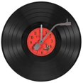 thumbnail image 1 of Creative Vinyl Record Shape Wall Clock Decorative Indoors Wall Clock Home Decor, 1 of 4