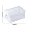 thumbnail image 3 of Transparent Mesh Storage Bag Portable Zipper Pouch Cosmetic Travel Organizer Breathable Lightweight Bag For Toiletries Stationery Accessories And Sundries, 3 of 7