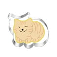 thumbnail image 1 of Molde de acero inoxidable para galletas, molde para cortar con forma de ratón y gatito de dibujos animados, herramienta para hornear masa de pan al vapor, 1 of 6