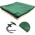 thumbnail image 4 of Sandbox Cover Large Drawstring Square Shape Fire Pit Lid Toy Indoor Outdoor Oxford Cloth Home Garden Sandpool Protection Nylon Playhouse, 4 of 7