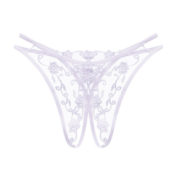 Women's Lace Lingerie Women Thong Sexy Panties Lace Pants Ladies Briefs Underwear, Women's Intimates