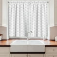 thumbnail image 2 of Ambesonne Anchor Kitchen Curtains, Retro Tattoo Art, 55"x39", Black White, 2 of 3