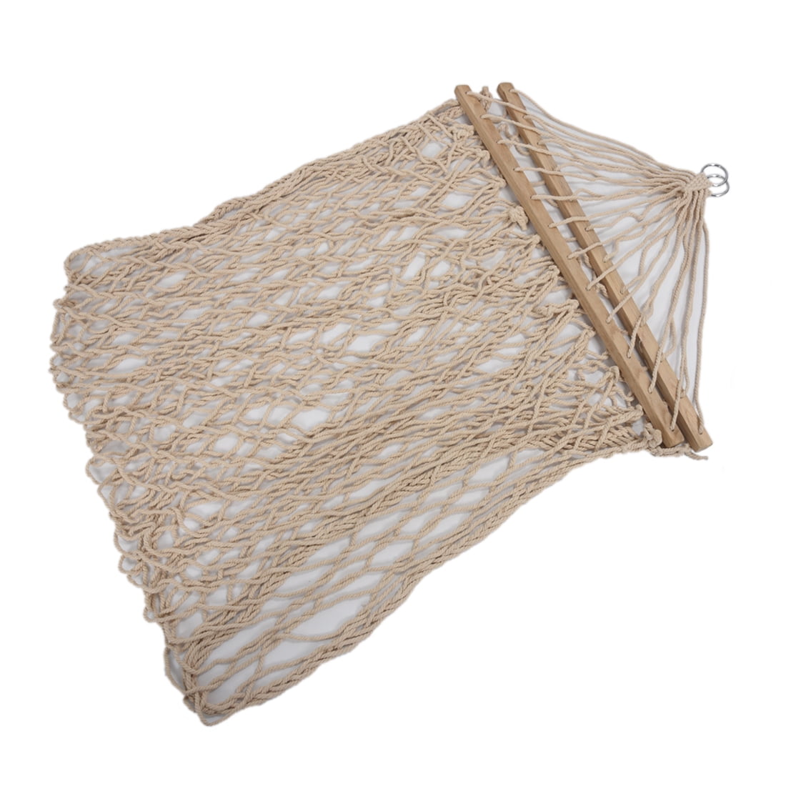 Details about   JW_ White Outdoor Mesh Cotton Rope Swing Hammock Hanging on the Porch or Beach 