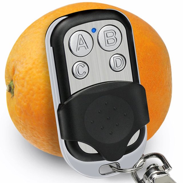 ¡CALIENTE! 1 UNIDS 433 mhz Llave de Control Remoto controlador de copia de puerta de garaje Puerta Universal Eléctrica Control Remoto de Puerta de Garaje Tan Jianjun unisex