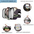 thumbnail image 3 of FORMRS Unisex School Backpack 17" Student Travel Bag with Laptop Compartment, Beige Astronaut, 3 of 7