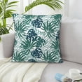 thumbnail image 6 of ZICANCN Green Minimalist Branch Art Throw Pillow Covers, Bed Couch Sofa Knit Decorative Pillow Covers for Living Room Farmhouse, 16"x16", 6 of 8