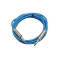 thumbnail image 1 of Seismic Audio - SASTSX-6 - 6 Foot TS 1/4" Guitar, Instrument, or Patch Cable Blue, 1 of 4