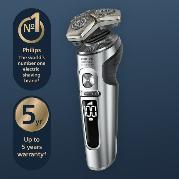 Philips Norelco S9000 Prestige Rechargeable Wet & Dry Shaver with