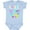 AE-Light Blue, variant on I Love My Dad 80s Retro Style Boys or Girls Baby Bodysuit