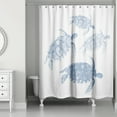 thumbnail image 2 of Creative Products Sea Turtle Team 1 71x74 Shower Curtain, 2 of 7