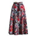 thumbnail image 2 of XIAOHUAGUA African Women Skirt with pocket and belt Elastic waist, 2 of 5