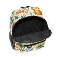 thumbnail image 6 of FORMRS Kids School Backpack with Front Zippered Pocket 12" Student Travel Daypack, Floral Animals, 6 of 6