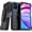 Blue Black, variant on Moto G Power 5G Case with Kickstand & Holster: Protective, Shockproof, Black & Orange