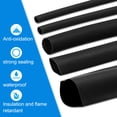 thumbnail image 4 of Tubo termorretráctil Uxcell, 1 pulgada ID 49 pies de largo, relación 2:1, funda de cable termorretráctil de poliolefina para aislamiento de cables eléctricos, gestión de cables, negro, 4 of 7