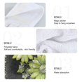 thumbnail image 2 of Yayeee Kitchen Hanging Hand Towels Set of 2 with Loop Bathroom Absorbent Tie Towel, Green Flowers, 2 of 7