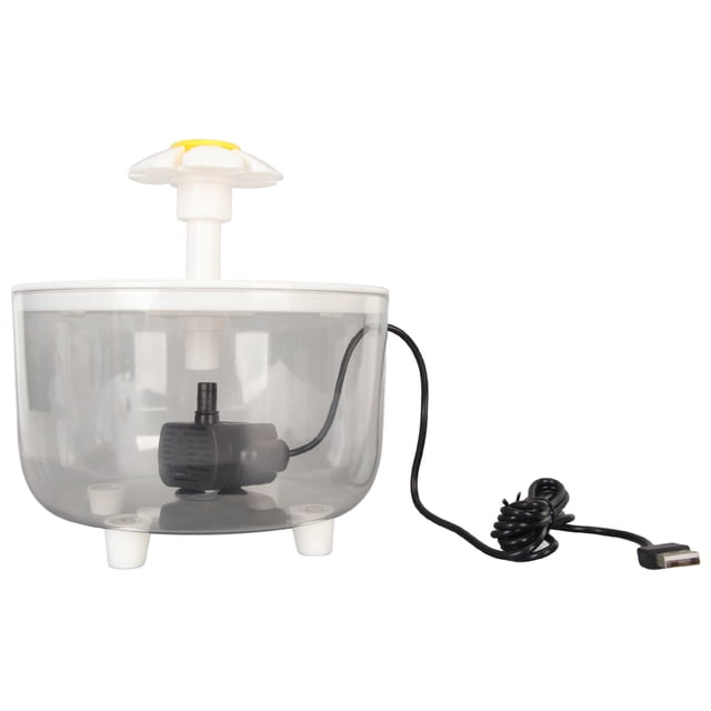 Fuente de Bebida de Mascotas, Fuente de Agua de Gato Silent USB PP para Gato