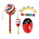 thumbnail image 2 of Juego de instrumentos musicales de percusión de madera, juguete de desarrollo de coordinación mano-ojo, juguetes musicales Montessori para fiesta, 4 U Estilo A, 2 of 9
