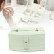 thumbnail image 1 of Caja De Joyería Para Las Mujeres, Portátil De 2 Capas De Cuero De La PU De Viaje De Joyería Caso Con Cierre Y Asa, Multifuncional De Almacenamiento De Joyería Organizador De, 1 of 7