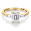 thumbnail image 3 of Gem Stone King 1.70 Cttw IGI Certified Lab Grown Diamond in 10K Yellow Gold Engagement Ring for Women | Center Diamond 1.5 Ct | D-E Color | VS1 Clarity | Size 5, 3 of 7