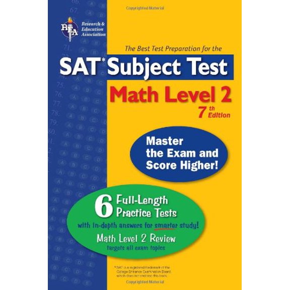 Pre-Owned SAT Subject Test Math Level 2 (Paperback) by Staff of Research Education Association