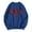 Blue*, variant on RUTAYY Women's Sweatshirt Long Sleeve Relaxed Fit Vintage Brooklyn City Graphic Layering Pullover Tops Black