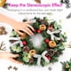 thumbnail image 5 of Widget Corona de Adviento de Navidad Candelabro de Adviento de 12 pulgadas Anillo Corona de Navidad artificial con cinta Piña para centro de mesa de Adviento Decoración del hogar de Navidad navideñ, 5 of 8