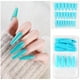 thumbnail image 1 of Uñas postizas a presión, regalo para mujer, 24 uñas postizas largas de cobertura completa, puntas de ataúd, manicura artística de bailarina, pegatinas para uñas., 1 of 2