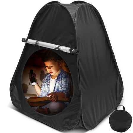 Calm Corner Tent for Kids Foldable Pop Up Tent for Children to Play and Relax Calm Down Tent with Storage Bag 30.7×30.7×34.6 Inch Kids Blackout Tent Children Indoor Tent for Autistic Children