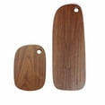 thumbnail image 4 of Tabla de cortar de madera de nogal negro producida artísticamente, tabla de cortar de madera entera para pizza, filetes, pan, verduras y frutas, tabla de cortar de madera maciza, 4 of 5